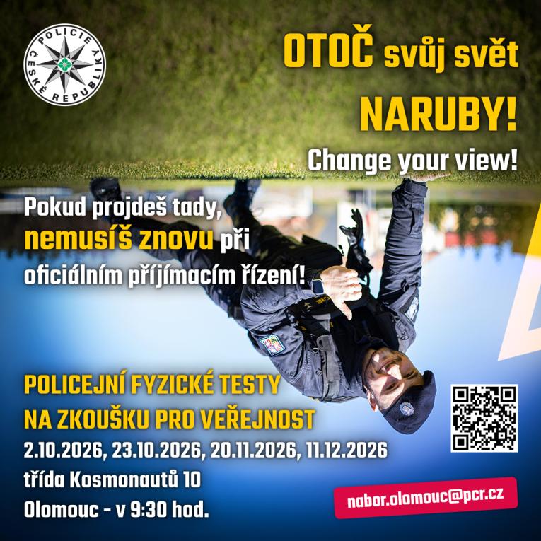 POlicejní fyzické testy na&nbsp;zkoušku 2026